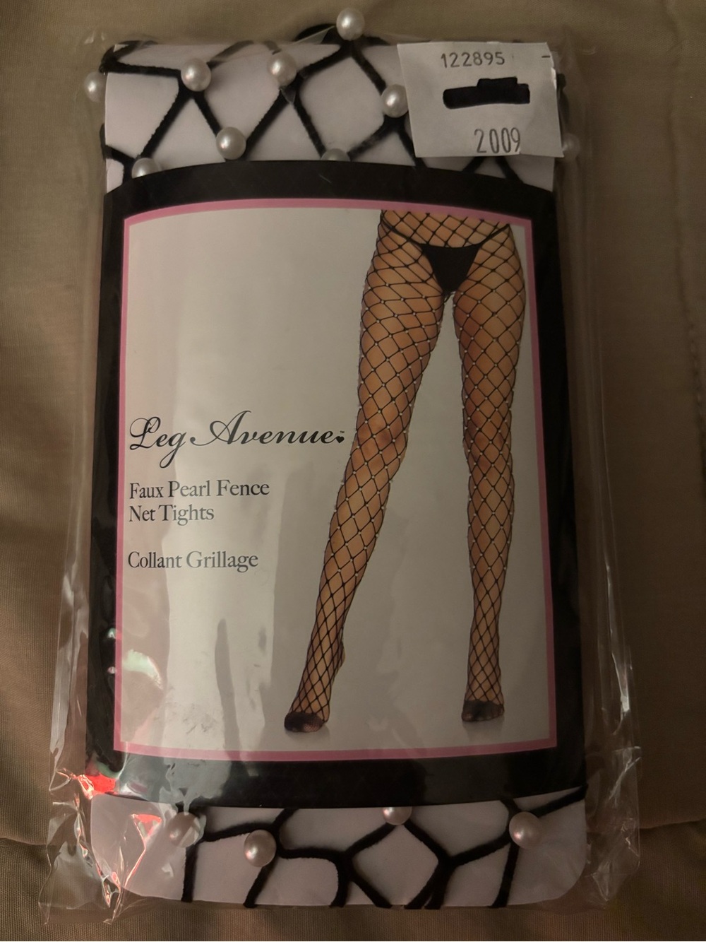 Leg Avenue Faux Pearl Fence Net Tights
